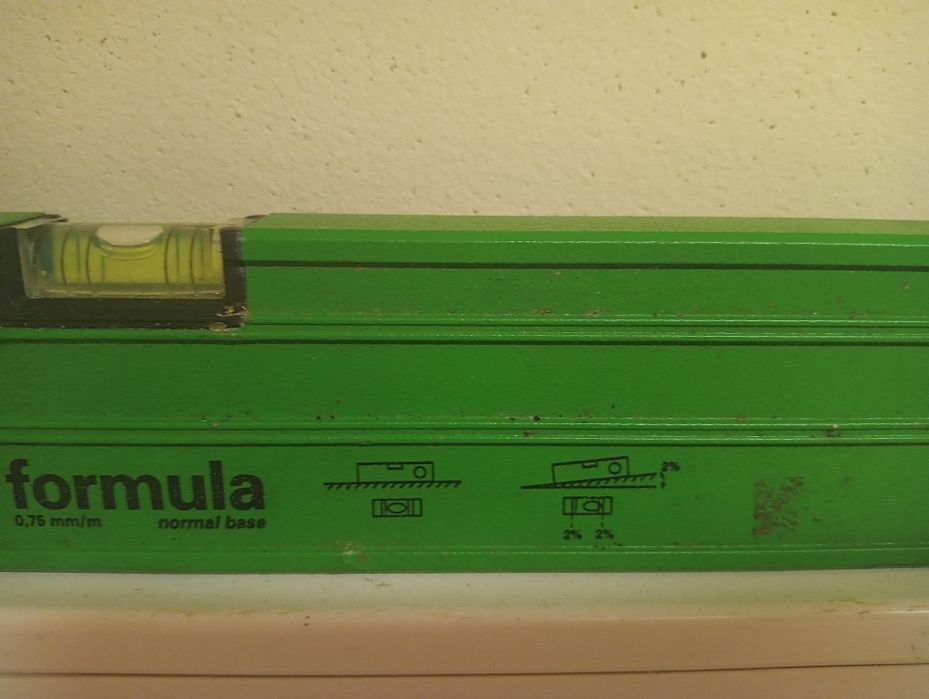 Nível de bolha - formula