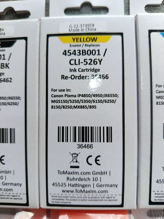 картріджі до принтера canon