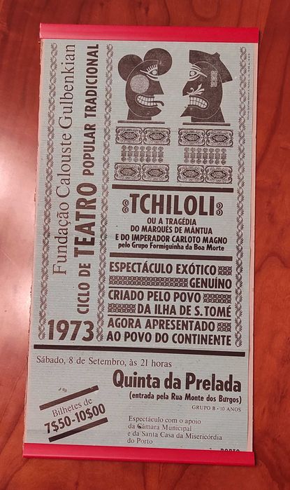 Tchiloli  ou a Tragédia do Marquês de Mântua e do Imperador Carloto Magno