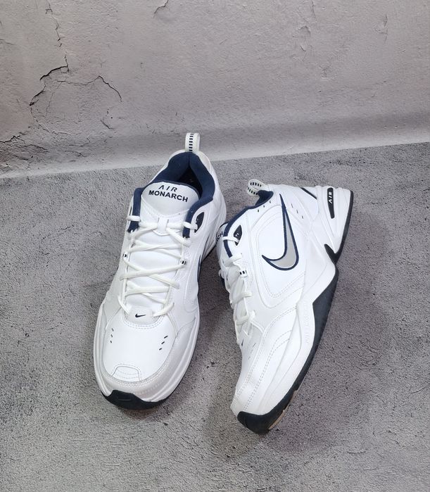Когда Nike Air Monarch 4 кожаные 48 Размер ботинки Uptempo Air Max 1 90