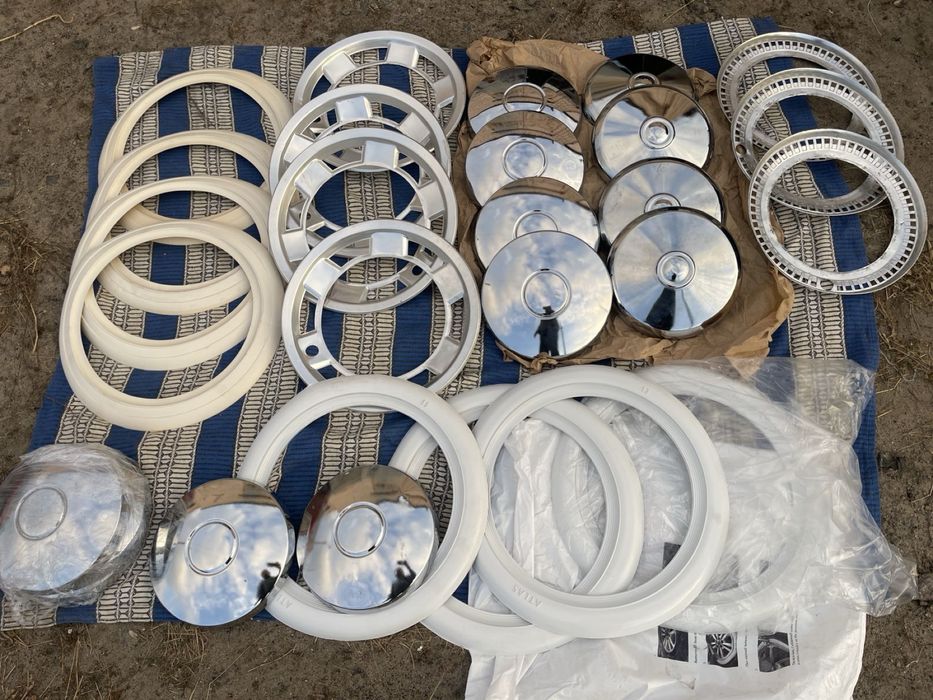 Колпаки москвич  408. 412 хром