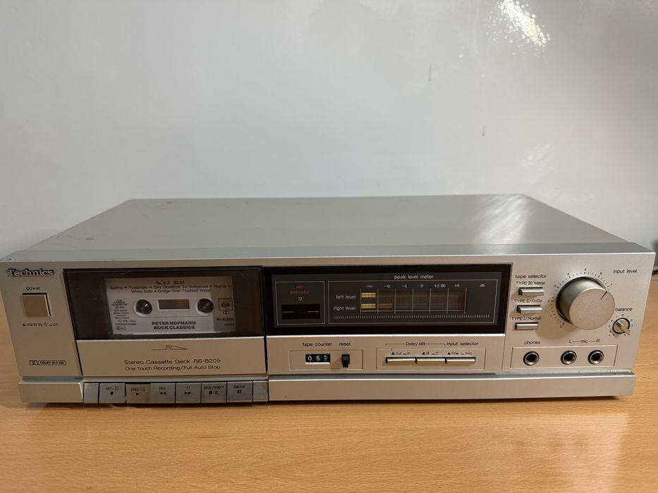 Technics RS-B205 Stereo Cassette Deck – magnetofon kasetowy vintage
