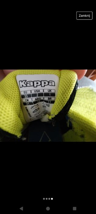Buty chłopięce, kappa