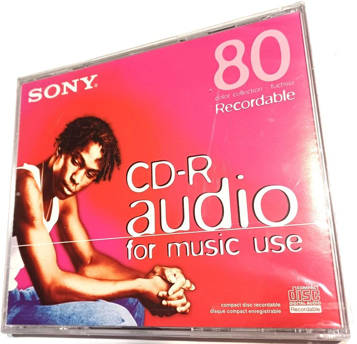Dysk do nagrywania muzyki  - Sony CD-R - 80 Min Audio,nowy,folia