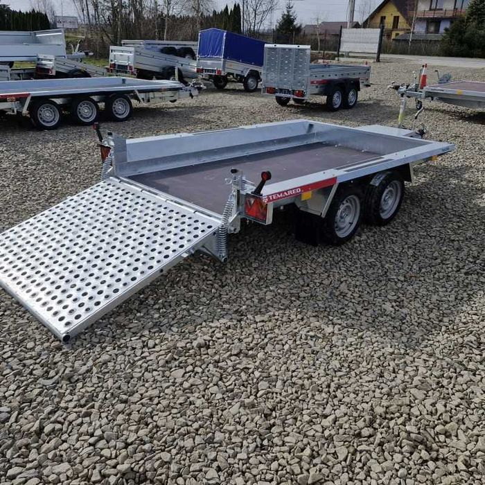 Przyczepa TEMARED BUILDER 3 3518/2 do przewozu koparki pod minikoparkę