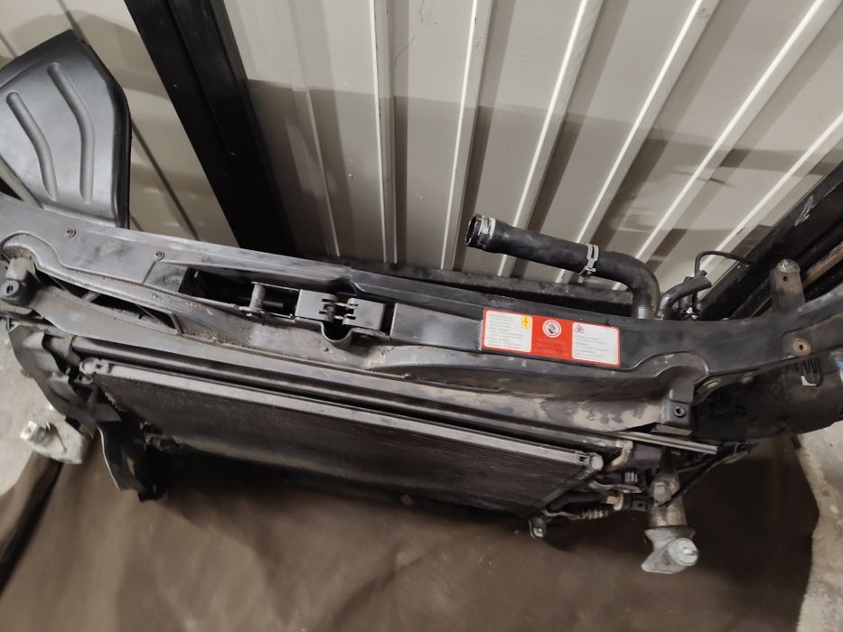 Przedni pas chłodnica chłodnice alt wiskoza audi A4 b6 moduł sterownik
