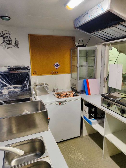 Prszyczepa gastronomiczna, gotowy biznes, kurczak z rożna, food truck