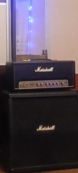 Wzmacniacz Marshall Origin 20h + footswitch + kolumna Marshall