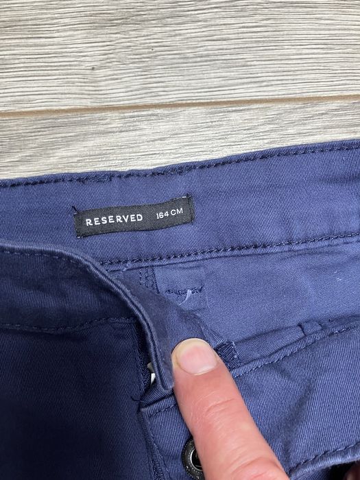 Spodnie rozm 164 slim reserved, h&m stan idealny