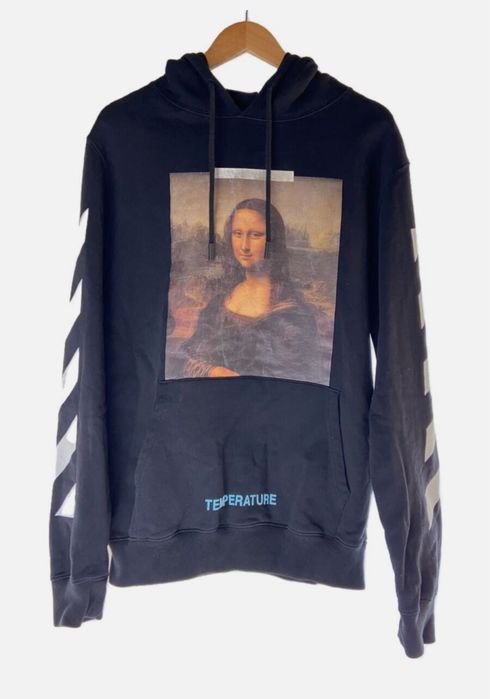 Худи офф вайт мона лиза Hoodie off white mona lisa