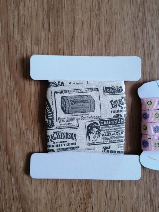 Fitas de tecido estampadas