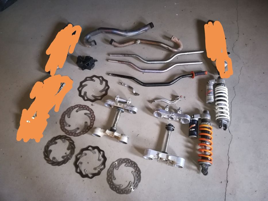 KTM 250,400,450,520,525 sxf,exc peças