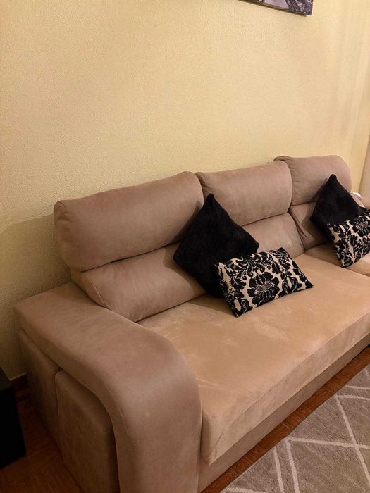 Sofá de 3 lugares com Chaise Long