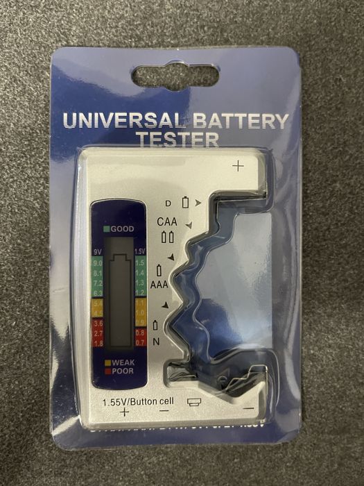 Цифровой тестер батареек
