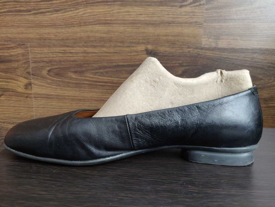 Балетки туфли Miho Ikado (Italy) р. 41 стелька 27 см. черного цвета.