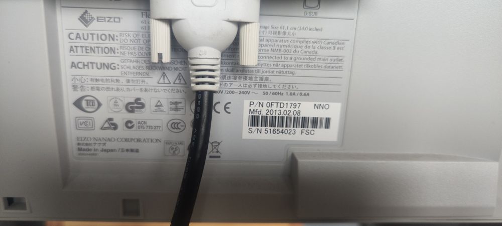 Monitor Eizo  LCD 24 cali