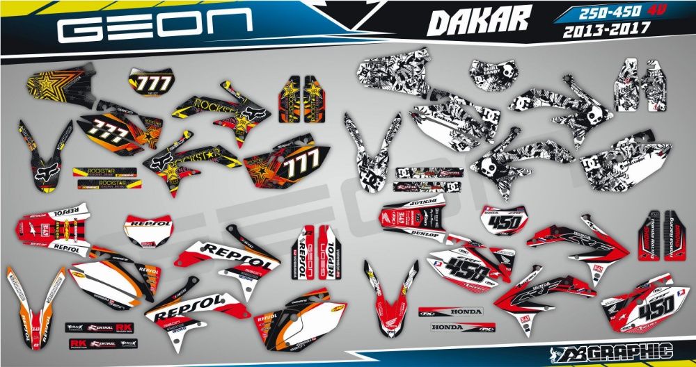 Наклейки Geon X-Road GNS Terrax Kovi PRO Lite Advance GNX Forte CRDX