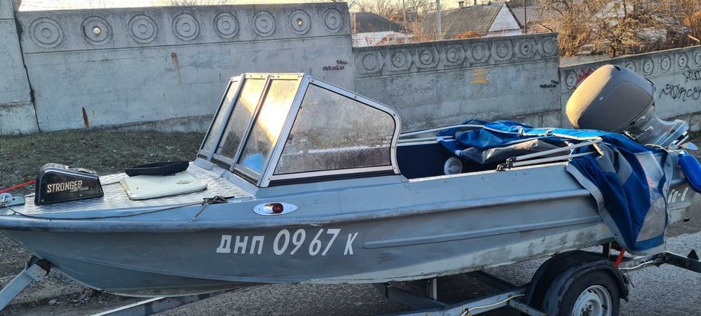 Лодка Крым Honda BF 40 2014 с лафетом