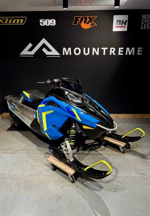 Skuter śnieżny używany Polaris Indy Evo Velocity Blue PRORIDE z elektrycznym rozruchem 2019