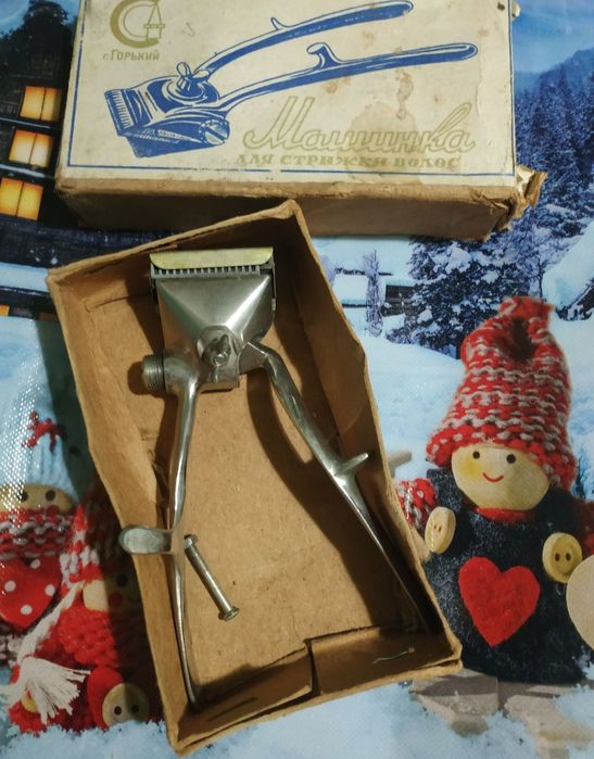 Машинка ручна для стрижки волосся,раритет  1960 року,підвіс "Ангелочки