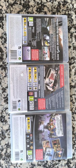 Need for speed rivals/Gran turismo 5/Lego movie videogame PlayStation 3