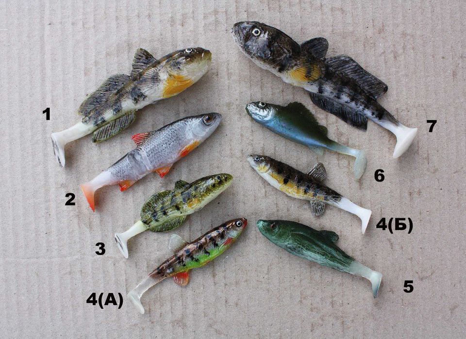 Анатомічні силіконові приманки (від 700грн. доставка НП безкоштовна)