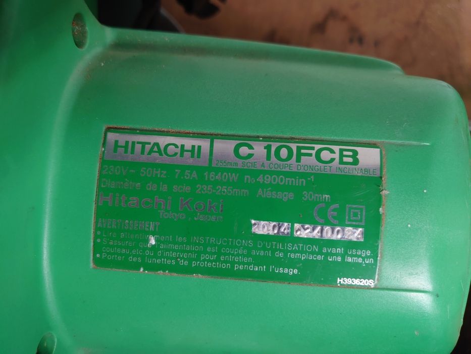 Serra Esquadria Hitachi C10FCB 254 mm 1600W made in Japan