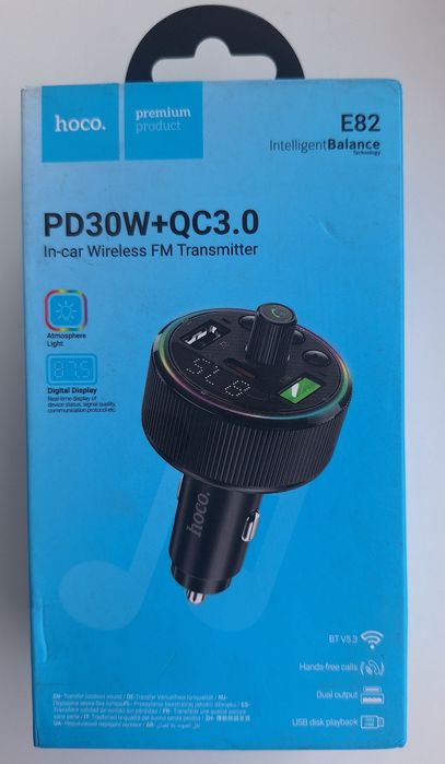 FM Модулятор (FM трансмітер) Bluetooth