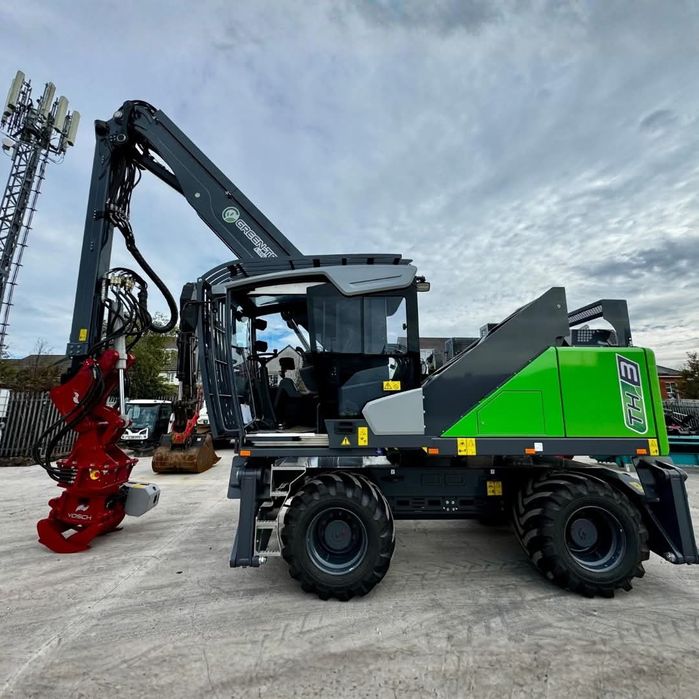 Maszyna do przycinania gałęzi 15m , Green-Tec TH3 wysiegnik harvester