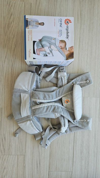 Marsúpio Ergobaby Omni Breeze, Cinzento
