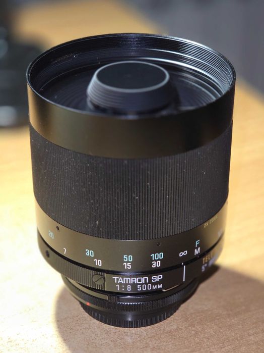 Об'єктив дзеркальний Tamron SP 500mm f/8 Tele Macro (55B) з хвостом під Canon FD
