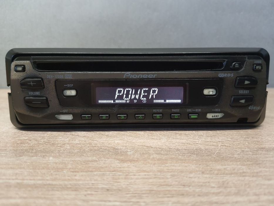 Radio samochodowe Pioneer z CD, RDS DEH-1730R, RCA Klasyk, Sprawne radio