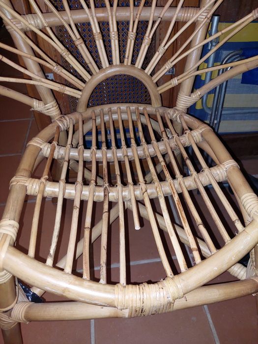 Cadeira em bambu