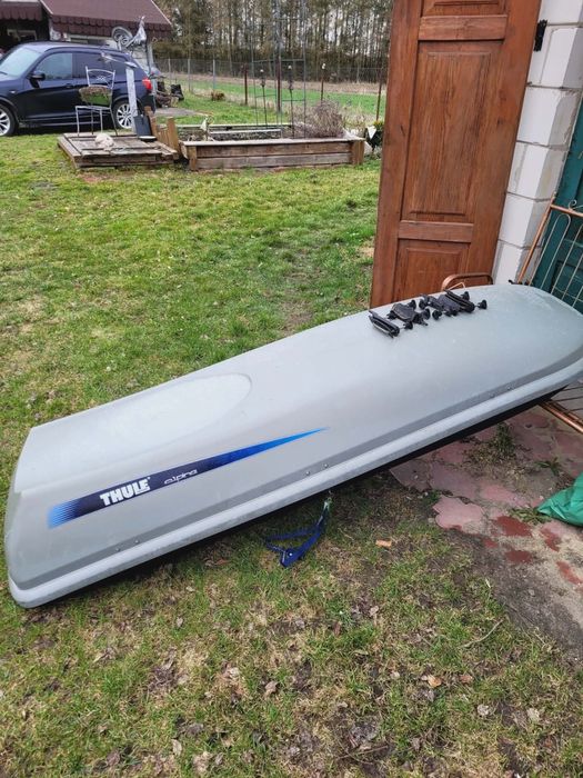 Thule Alpina Box dachowy , bagażnik dachowy z uchwytami