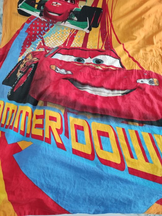 2 Komplety pościeli Mc Queen Autka, Disney, Smerfy