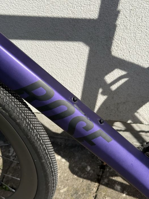 Rower gravel Rose Backroad 57 cm GRX810 deepest purple full carbon