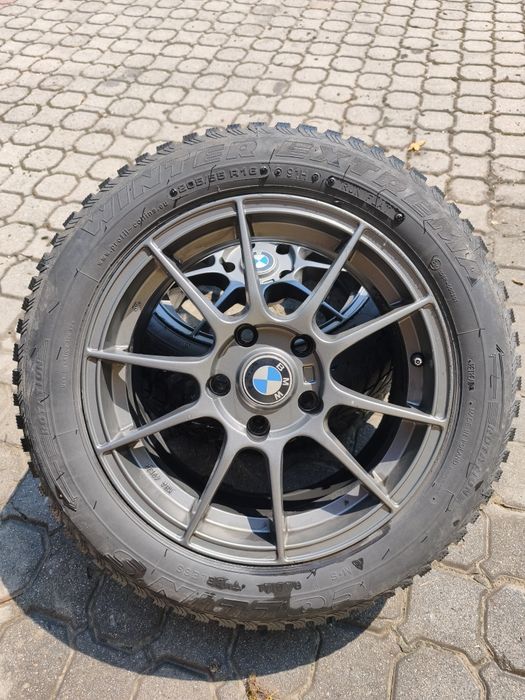 Felgi aluminiowe AUTEC Wizard 16" 5x120 ET35 + opony zimowe Run Flat 205/55 R16 BMW