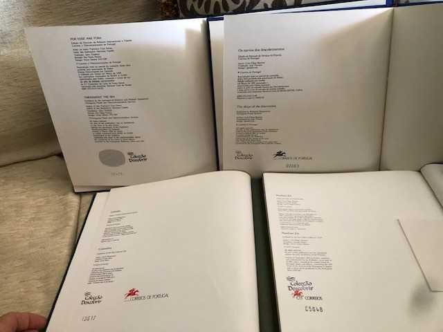 Conjunto 12 livros de coleção dos CTT, de 1990 a 2000