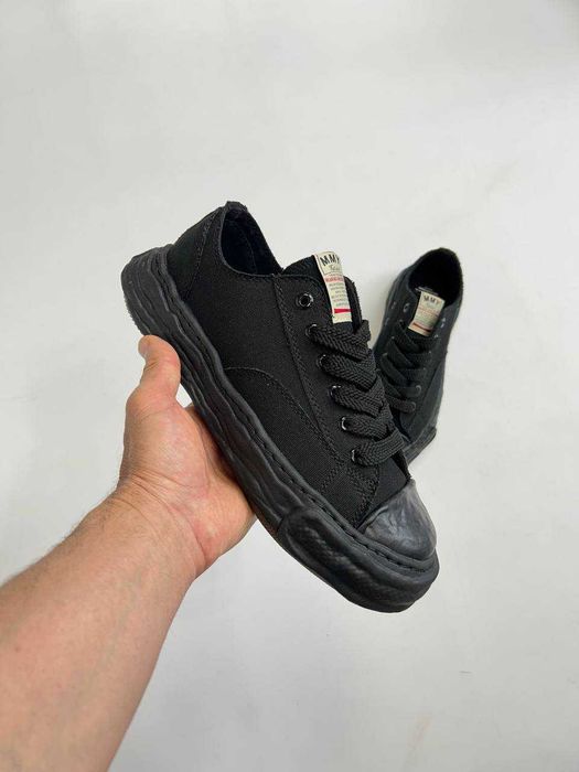 MMY Maison Mihara Yasuhiro кеди кросівки чорні білі кеды кроссовки