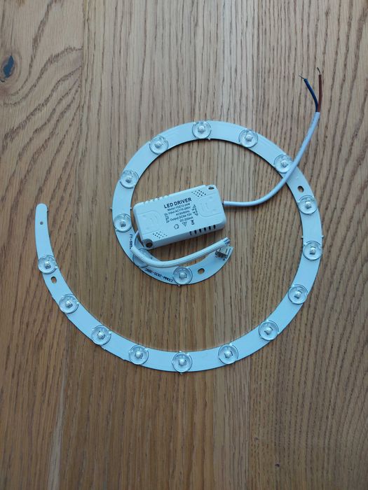 Wkład do plafonu moduł lampy LED 15W 230V biały zimny