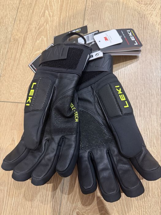Rękawice narciarskie męskie LEKI WCR C-Tech 3D black Rozmiar 10