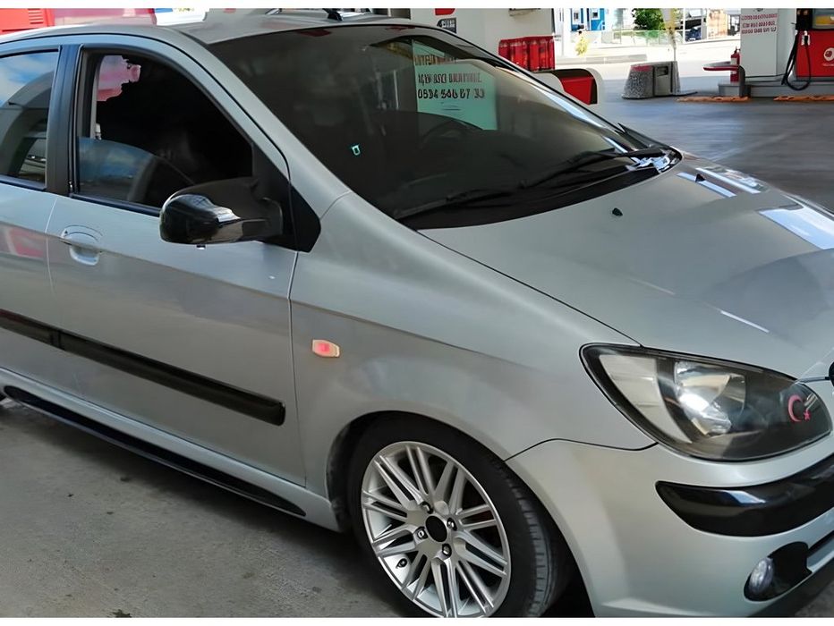 Hyundai Getz Накладки на дзеркала BMW-Style (2 шт)