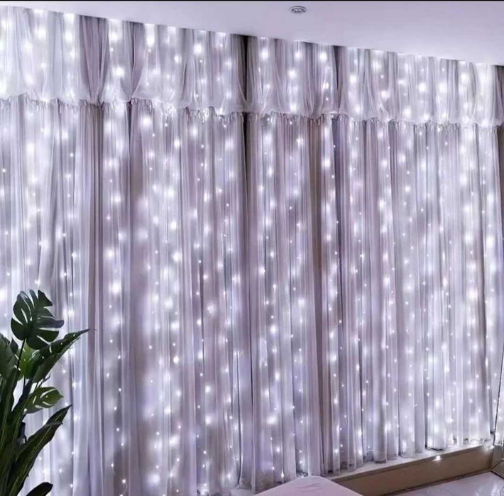 Kurtyna świetlna led 3m×3m z pilotem