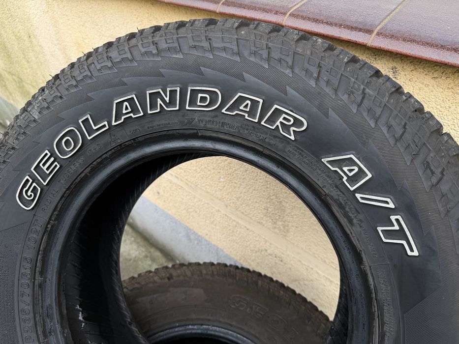 2xYokohama 235 70r15., 2018 7.9mm