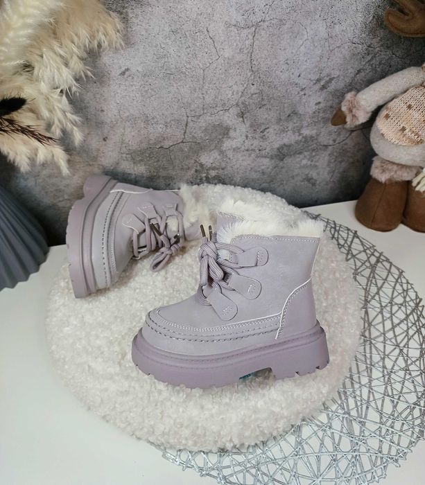 Дитячі зимові чоботи черевики Clibee для дівчинки 23 24 25 26 27 28