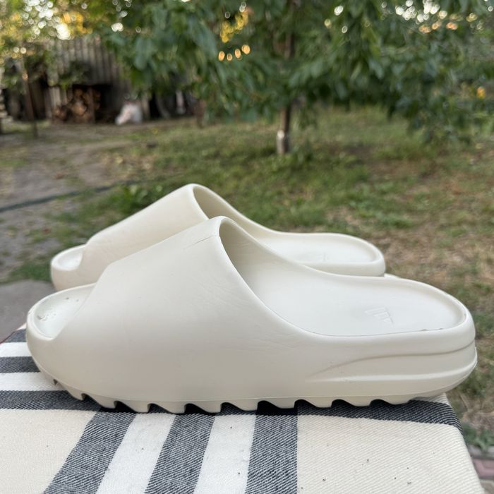 Тапочки, шлепанцы Adidas Yeezy Slide Beige, 47-48 размер, Оригинал, Тапки Сланцы Шльопанці