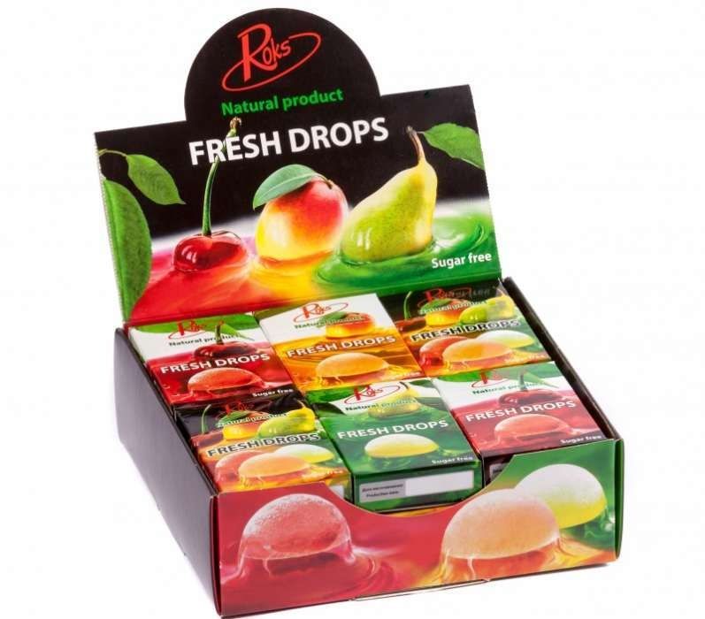 Натуральна карамель Рокс, Roks, леденцы, конфеты, льодяники мікро