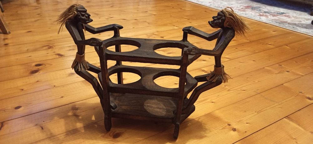 Stojak na wino dekoracja