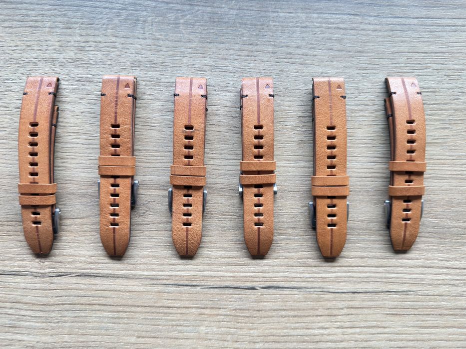 Garmin Pasek Skórzany Chestnut 22mm Quickfit Oryginalny