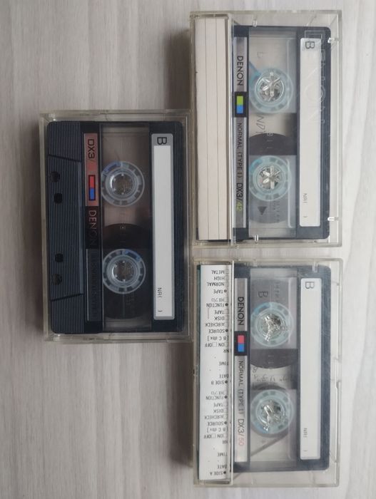 набір вінтажних касет Denon DX3 50 / DX3 42 (3 шт.)